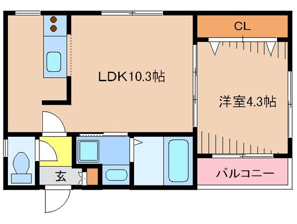 HILLSIDE TERRACEの物件間取画像